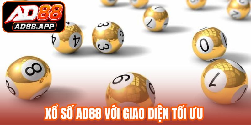 Xổ số AD88 với giao diện tối ưu